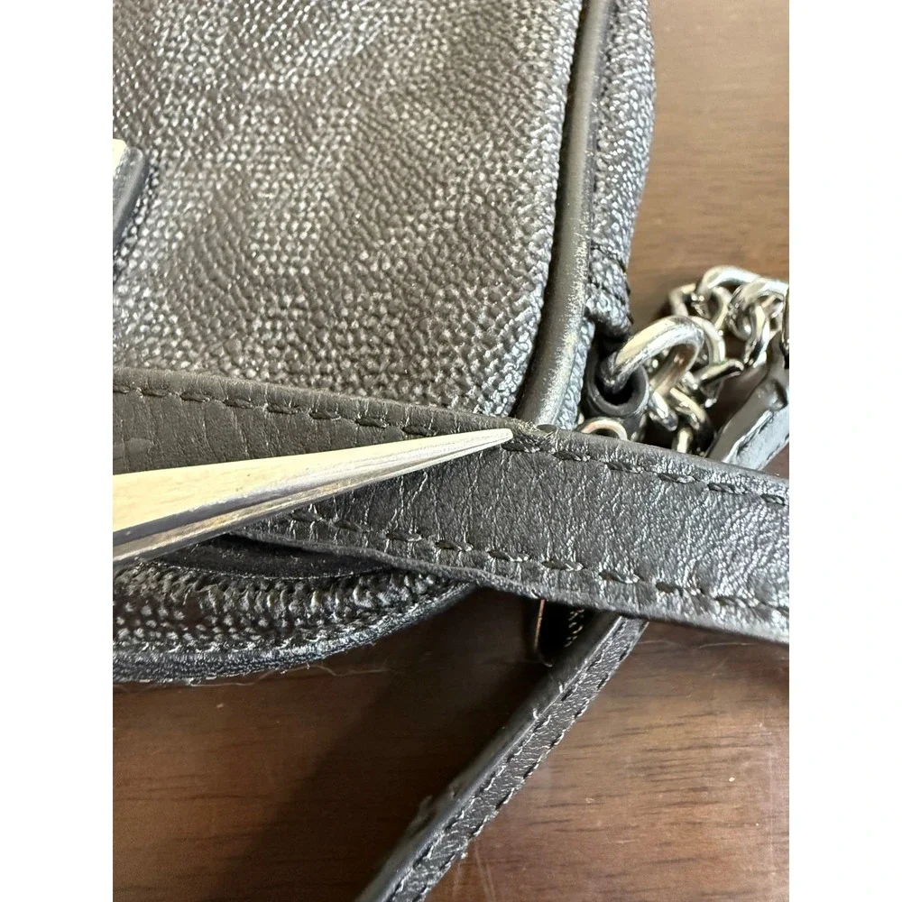 Michael Kors Crossbody Bag Women's Silver Chain‎ Strap Designer Purse